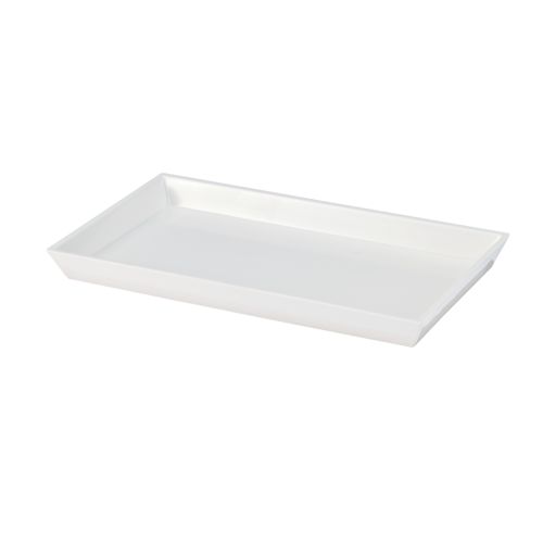 Spa Collection Melamine Amenity Tray, White